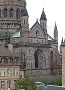Cabecera románica de la Notre-Dame de Estrasburgo