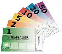 Billetes Chiemgauer