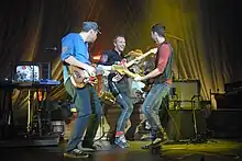Coldplay performing at Viva la Vida Tour.