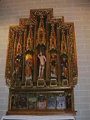 Retablo de San Sebastián (1503) de Gil de Brabante, Pedro de Aponte y Pedro de Dezpiota