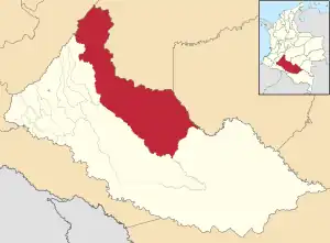 San Vicente del Caguán ubicada en Caquetá