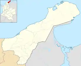 Castilletes ubicada en La Guajira