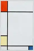Piet Mondrian Composicion nº. III con rojo, amarillo y azul (1927)