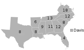 Elecciones presidenciales de Estados Confederados de 1861