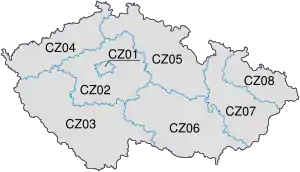 Límites de las regiones NUTS-2