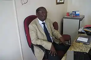 Edvaldo Ramos, cofundador de la Noche de los tambores silenciosos con Paulo Viana y Dona "Carnaval" Badia en 1961, aquí en 2014.