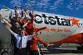 Uniforme de la línea australiana Jetstar