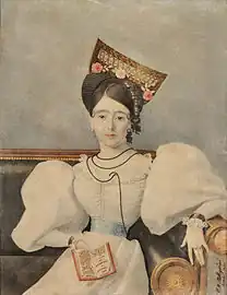 Charles Henri Pellegrini. Doña Lucia Carranza de RodrÍguez Orey, 1831.