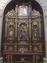 Retablo de San Martín obispo.