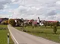 Bayersried desde el este