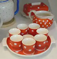 Bandeja de Cerámica Wächtersbach, del estado de Hesse (Alemania), década de 1930.