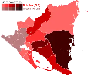 Elecciones generales de Nicaragua de 2001