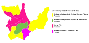 Elecciones regionales de Huánuco de 2022