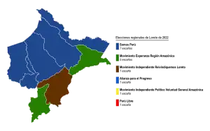 Elecciones regionales de Loreto de 2022