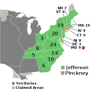 Elecciones presidenciales de Estados Unidos de 1804