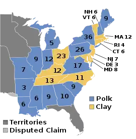 Elecciones presidenciales de Estados Unidos de 1844