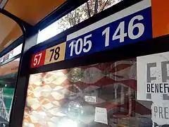 Líneas que se detienen en la estación