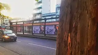 Vista de la plataforma en dirección a Pacífico