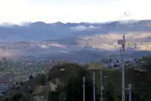 Vista de Ciudad Bolívar desde la terraza del Museo de la Ciudad Autoconstruida.
