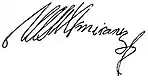 Firma de Juan Tomás Enríquez de Cabrera y Álvarez de Toledo