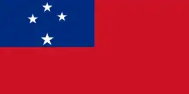 Bandera de Samoa británica (1948-1949)
