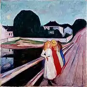 Muchachas en el puente (1905), Museo Wallraf-Richartz en Colonia.