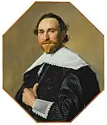 Retrato de hombre (ca. 1637), obra de Frans Hals (67,5, 57 cm)