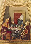 Galileo con sus discípulos