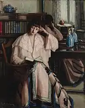 Mujer leyendo (c1910)