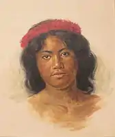 Haunani, Woman with Haku Lei (1901)