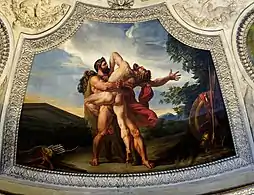 La Terre, ou Le Combat d'Héraclès et Antée (1819), París, Museo del Louvre.