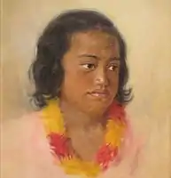Girl with Feathered Lei (1901)