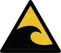 W056 — Zona de peligro de tsunami