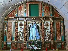 Retablo de la Virgen del Rosario.