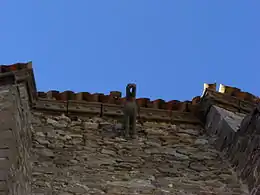 Detalle de una de las gárgolas.