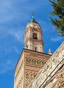 torre campanario de la Iglesia de Santa María (Ateca)