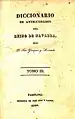 Tomo III del Diccionario de antigüedades de Yanguas y Miranda (1840)