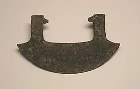 Cuchilla de hierro de la dinastía Qin (siglo III a. C.).