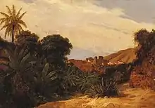 Ruinas del Convento de la Merced, 1838 Óleo sobre tela 32,3 x 45,4 cm.