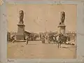 Vista de los Leones del Puente en la década de 1880, por el fotógrafo Pascal Sebah (1823-1886)