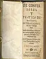 Examen de confesores, libro primero (1630)
