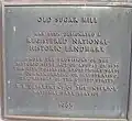 Placa de sitio Histórico Nacional de EE. UU., 1965