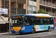 L4 en c. Virgen del Amparo (Guadalajara) agosto 2021 www.autobusesbcn.es