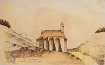 La capilla de Carlomagno o San Salvador, antes de 1884