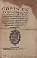 Informe de los "avisos" de Flandes remitidos al virrey de Navarra (1635)