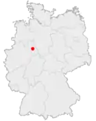 Lage des Detmold in Deutschland