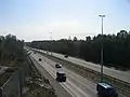 La E&nbsp;75 en Jakomäki, cerca de Helsinki, Finlandia