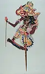 Marioneta de teatro de sombras Wayang Kulit – Ganesha (India)