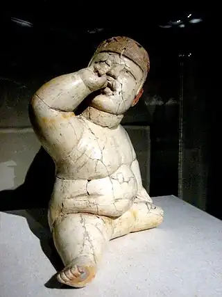 Figurilla baby face de Las Bocas (Puebla)