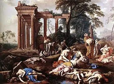 La Mort des enfants de Béthel1653Laurent de La Hyre.